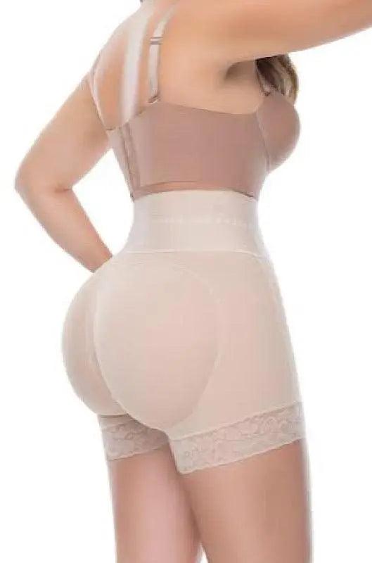 Mid Waist Curvy Fit  Bbl Shorts #6198