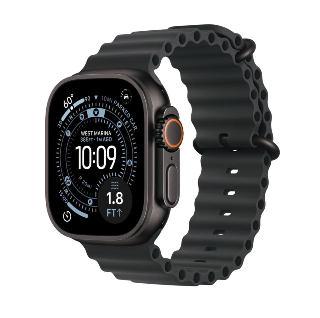 Apple Watch Ultra 3 GPS+Cell 49mm Black Titanium Case with Black Ocean Band