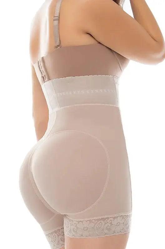High Waist Curvy Fit strapless faja #6204