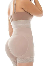 High Waist Curvy Fit strapless faja #6204