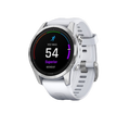 Garmin epix Pro (Gen 2) 42 mm - Silver Stainless Steel with whitestone band
