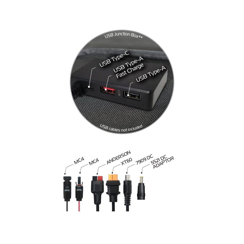 Magneto 120W Foldable Solar Panel