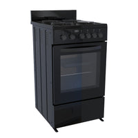 Defy DSS554 Compact 50cm 4 Plate Stove Black
