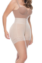 Mid Waist Curvy Fit  Bbl Shorts #6198