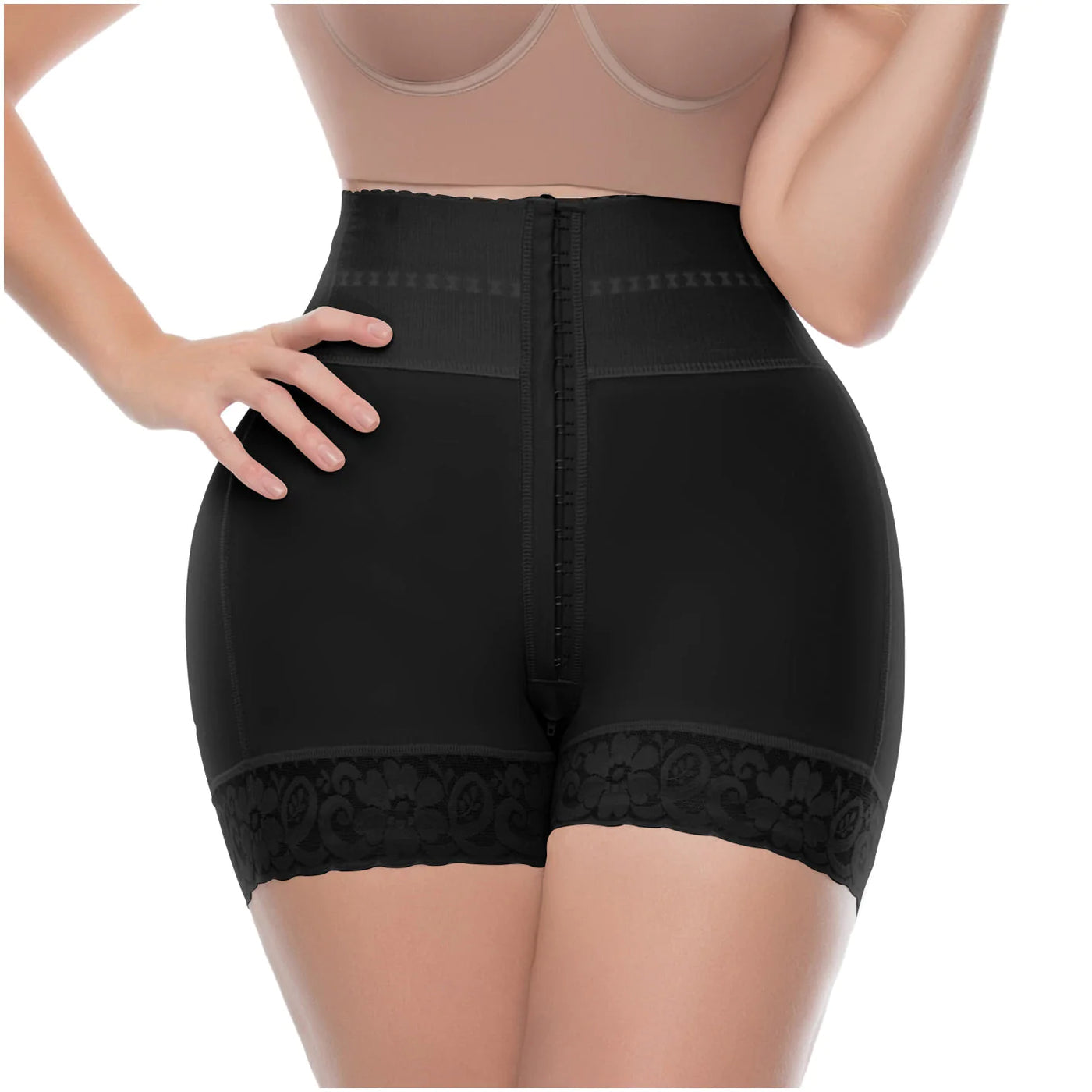 Mid Waist Curvy Fit  Bbl Shorts #6198