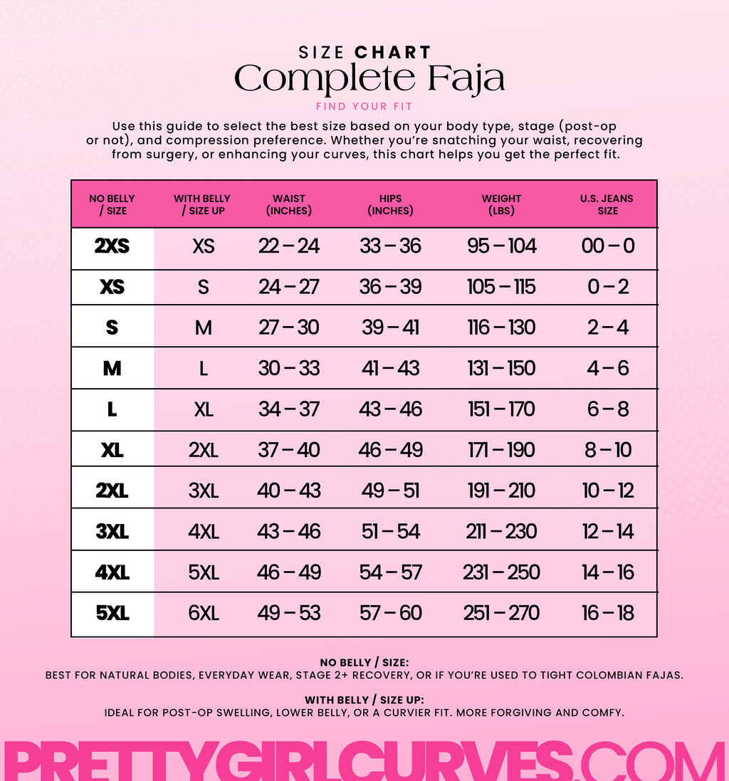 BBL Snatched Baddie Faja #8471 – Hourglass Shapewear with FUPA Control
