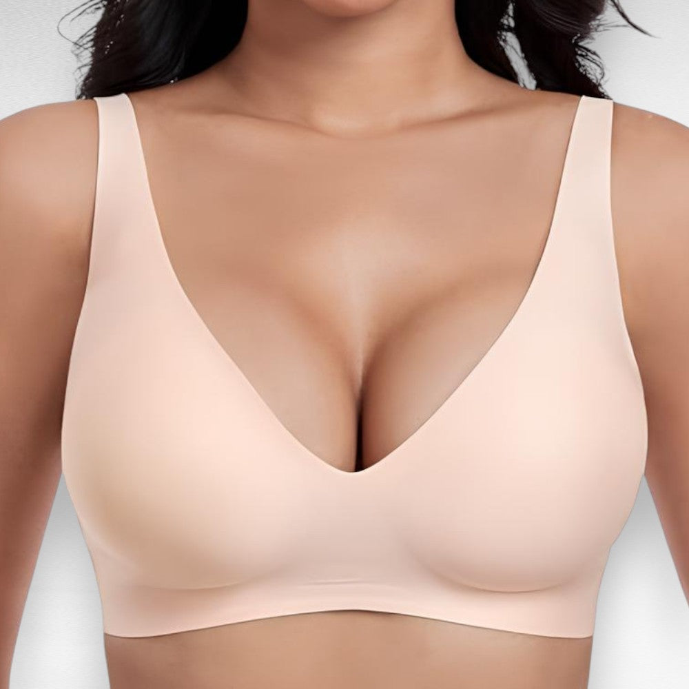 Wireless Deep V Push Up Bra