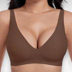 Wireless Deep V Push Up Bra