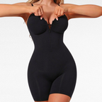 Zip-Front Shaping Bodysuit