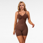 Zip-Front Shaping Bodysuit